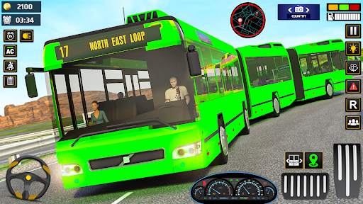 Pelatih bus kereta mengemudi screenshot 1