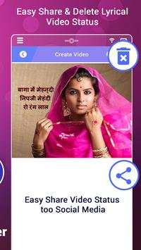 My Photo Rajasthani Lyrical Video Status Maker screenshot 4