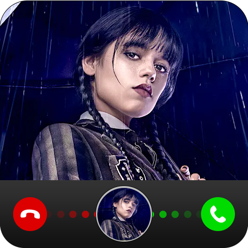Wednesday Addams Fake Call icon