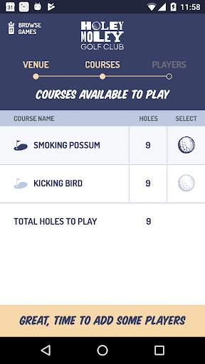 Holey Moley App screenshot 5