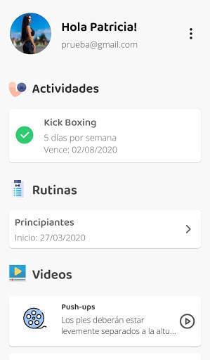 Control Fit App screenshot 2