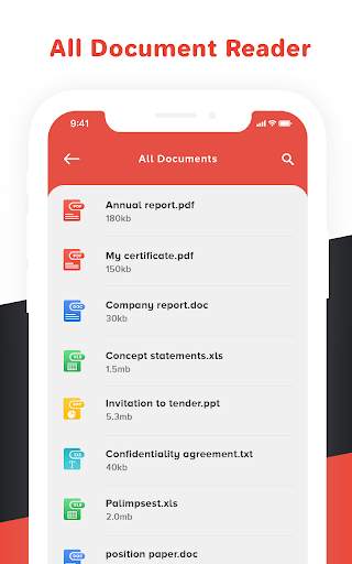 Document Reader - Word, PDF, XLXS, PPT, Txt Files screenshot 2
