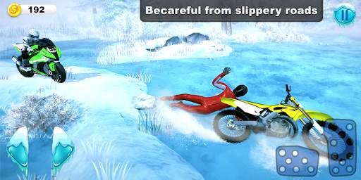 Offroad Snow Bike Driver 2K20 - Stunt Bike Racing screenshot 2