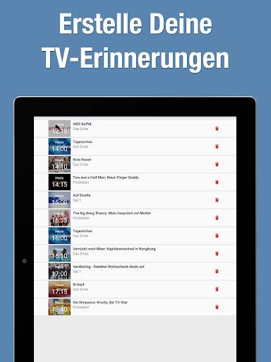 Fernsehen App mit Live TV 20 تصوير الشاشة
