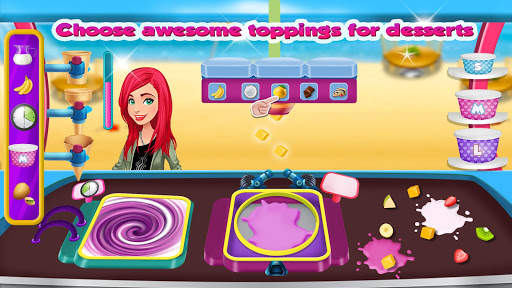 Ice Cream Beach Cart: Ice Popsicle Shop Games screenshot 2