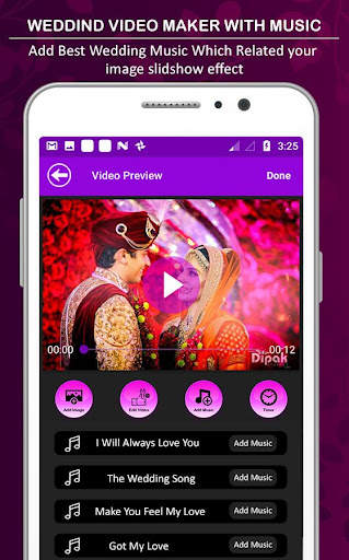 Wedding Video Maker With Music screenshot 6