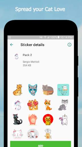 Stickers de Gatos para WhatsApp (WAStickerApps) screenshot 4