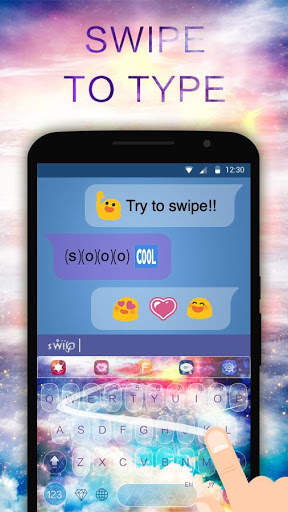 Galaxy Keyboard Theme for Android screenshot 4