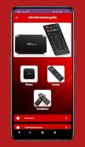 X96 mini remote guide स्क्रीनशॉट 4