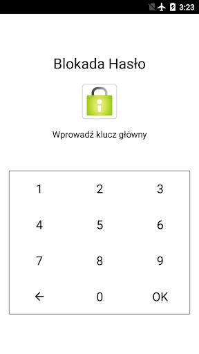 Blokada Hasło: Password Locker screenshot 1