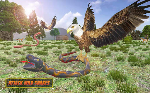 Eagle Simulators 3D Bird Game स्क्रीनशॉट 2