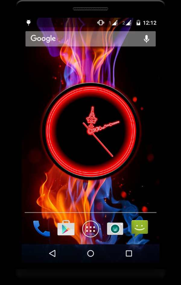 Glowing Clock Live Wallaper screenshot 5