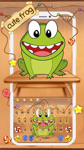 Cute Frog Keyboard screenshot 1