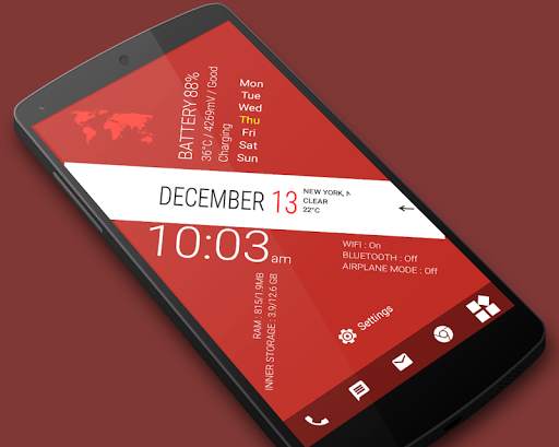 Angle Launcher 2 - App lock screenshot 1