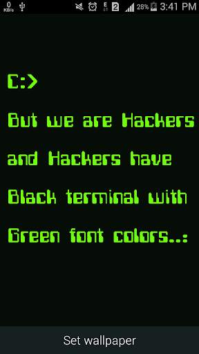 Hacker Live Wallpaper screenshot 1
