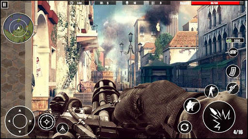 เกมปืนกล: เกมสงคราม- เกมยิง screenshot 6