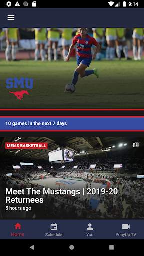 SMU Athletics screenshot 1