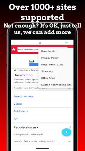 Vidmatné Video Downloader 2022 screenshot 3