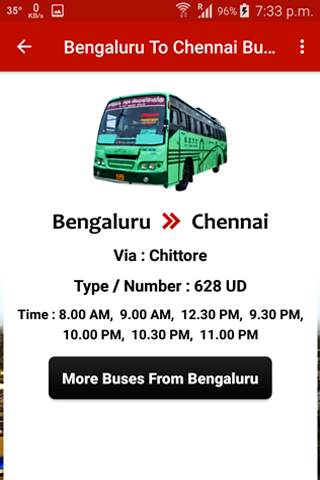 Bangalore Bus Info screenshot 2