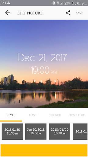 Timing - Time stamp & camera screenshot 4