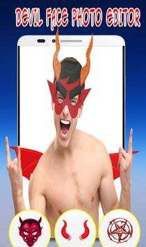 Devil Face Mask Photo Editor 3 تصوير الشاشة