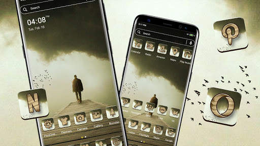 Lonely Man Launcher Theme screenshot 3