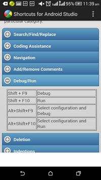 Shortcuts for Android Studio screenshot 2