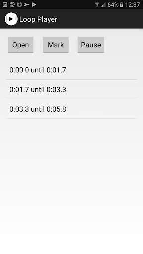 Loop Player screenshot 1