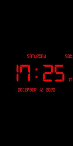 Digital Clock Live Wallpaper-7 PRO screenshot 7