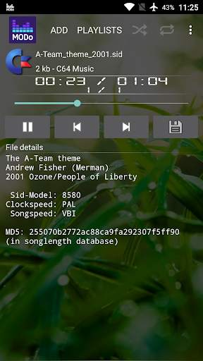 Modo - Computer Music Player 4 تصوير الشاشة