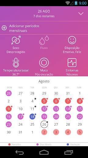 Ovu - Calendário Menstrual screenshot 2