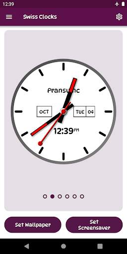 SwissClocks Live wallpaper screenshot 5