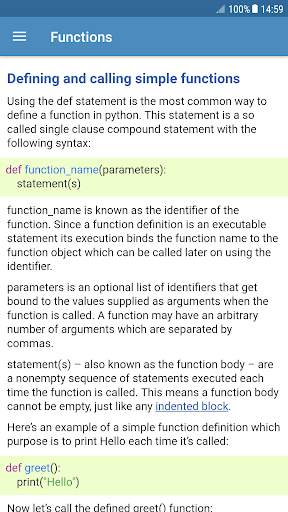 Learn Python language - Python by example screenshot 4