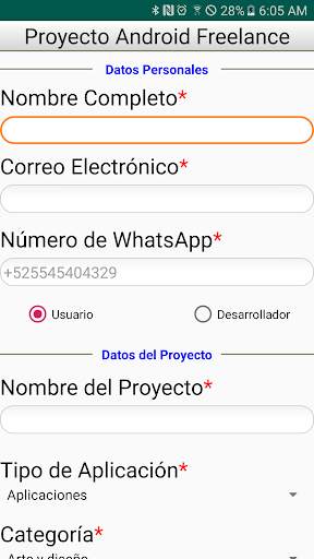 Proyecto Android Freelance screenshot 1