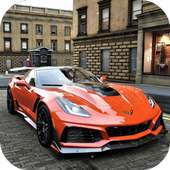 Parking Corvette ZR1 - City Car Driving logo