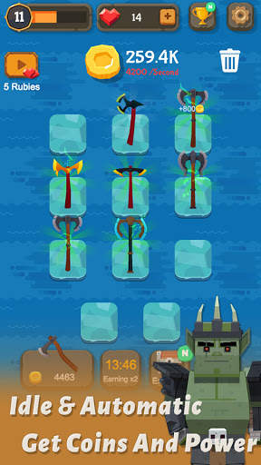 Merge Axe - Idle Blacksmith Master screenshot 3