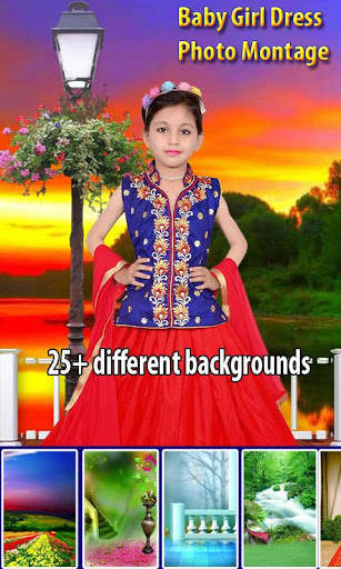 Baby Girl Dress Photo Suit : Photo Editor screenshot 1