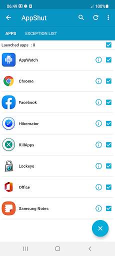 AppShut : Force Stop Apps screenshot 1