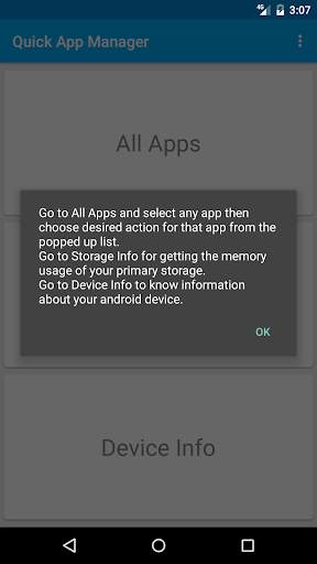Quick App Manager 7 تصوير الشاشة