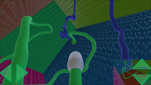 Latające linie 3D gra online 2 graczy ( VR) screenshot 1