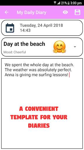 My Daily Diary screenshot 4