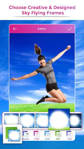 Sky Flying Photo Frames screenshot 1