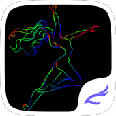 Dancing lights icon