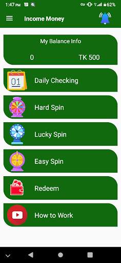 Income Money (Lucky Spin) स्क्रीनशॉट 1