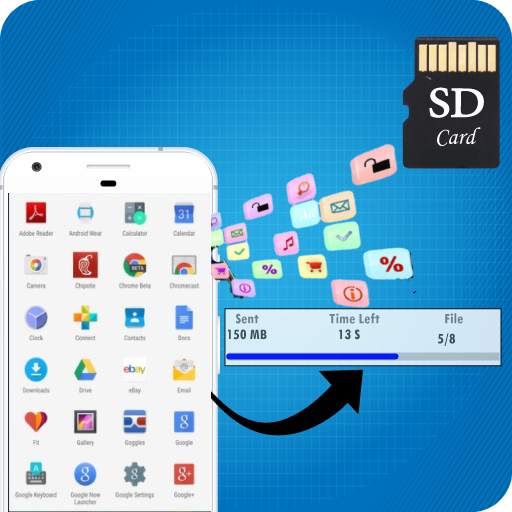 XShare SD File Transfer Move File SD Card to Phone 5 تصوير الشاشة