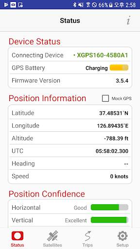 SkyPro GPS Status Tool screenshot 1