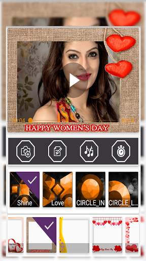 Women's Day 2021 Video Status Maker : Women Status screenshot 1