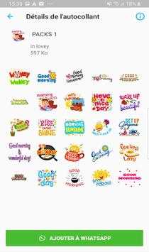 Good Morning & Good Night Stickers "For WhatsApp" screenshot 8