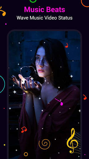 Particle.ly video status maker : photo video maker screenshot 2