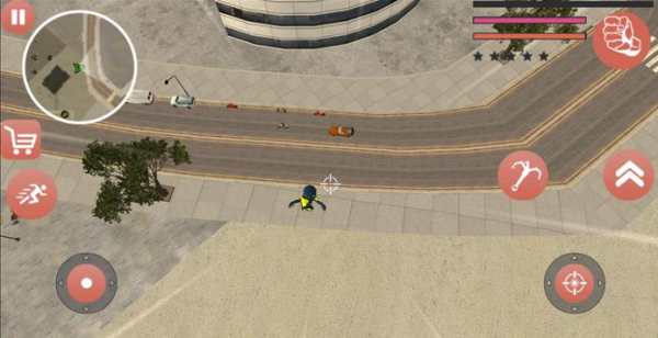 Black Superhero Iron Stickman Rope Hero Mafia screenshot 4